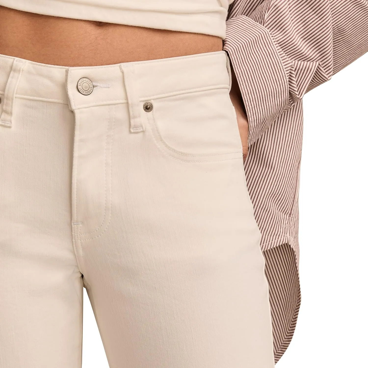 Lucky Brand Women's High Rise Curvy Flare