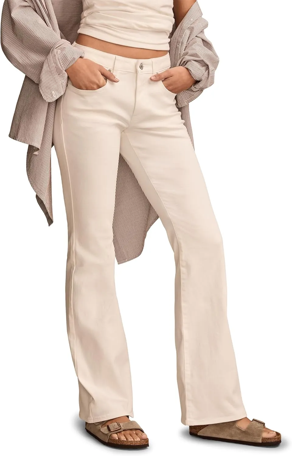 Lucky Brand Women's High Rise Curvy Flare