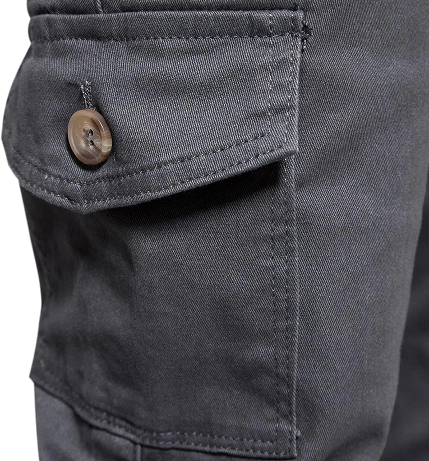 Mans Versatile Cargo Sweatpants Lightweight Solid Color Trouser Outdoor Military Multi Pocket Fashion Leisure Hiking Overalls
