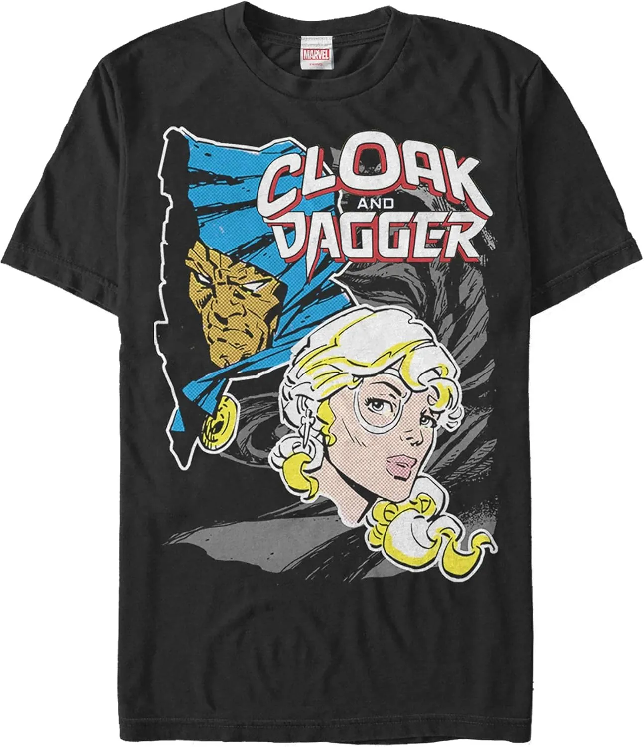 Marvel Men's Cloak and Dagger Partner Portrait T-Shirt