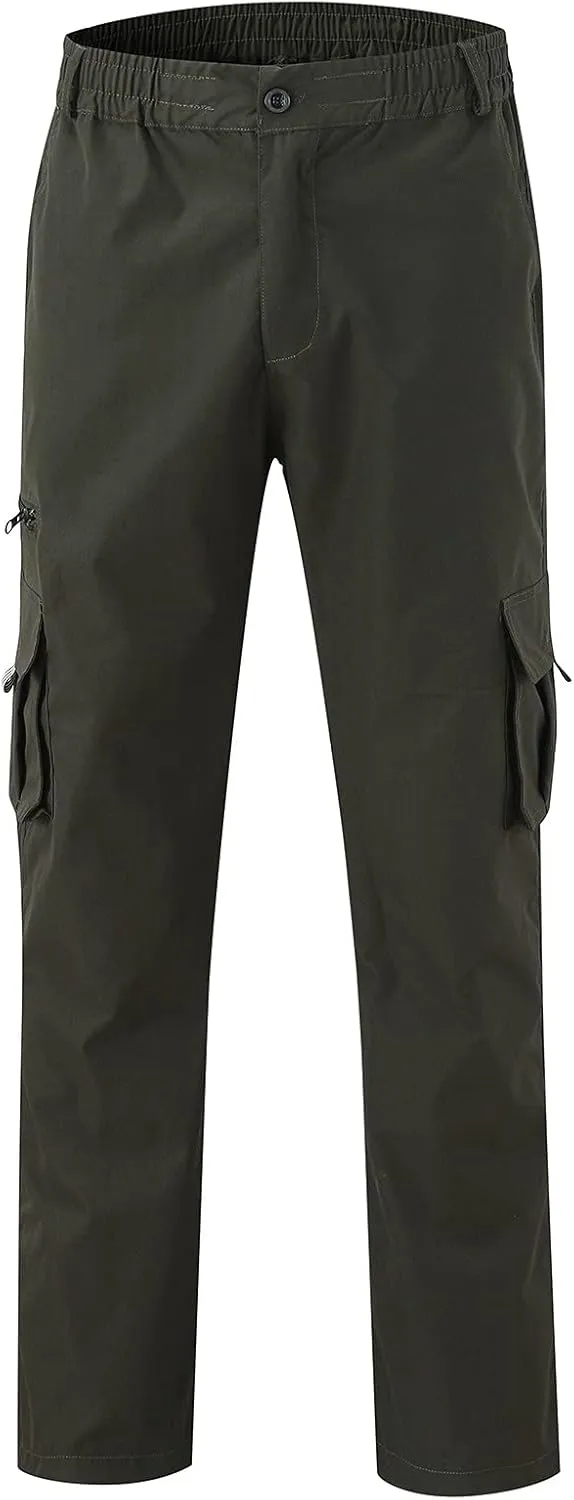 Men Jogging Bottoms Pants Casual Breathable Joggers Outdoor Sweatpants Elasticated Waist Cargo Pant