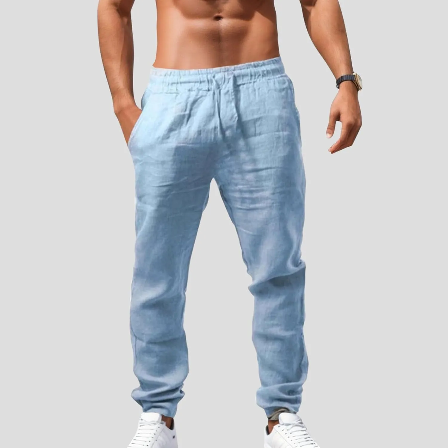 Men Pants Casual Plus Size Joggers Sports Running Fitness Gym Sweatpant Combat Cargo Pant