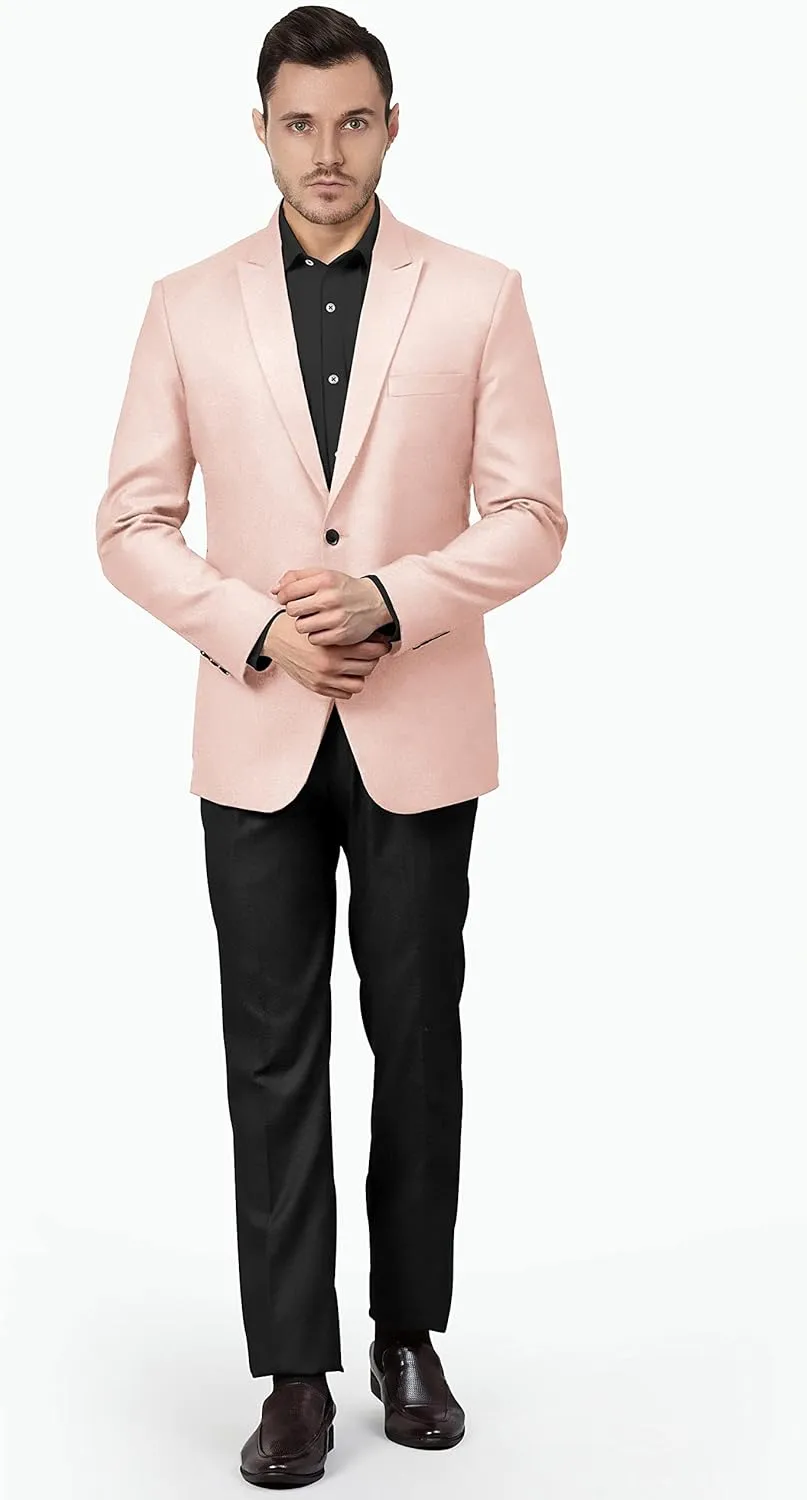 Men's Blazer 2 Button Long Sleeve Regular Fit Suit Sport Coat Jacket Business Casual Lightweight Sport Coat