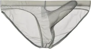 Mens Ransparent Thong Thin Mesh Sexy Underwear Birthday Packages for Men