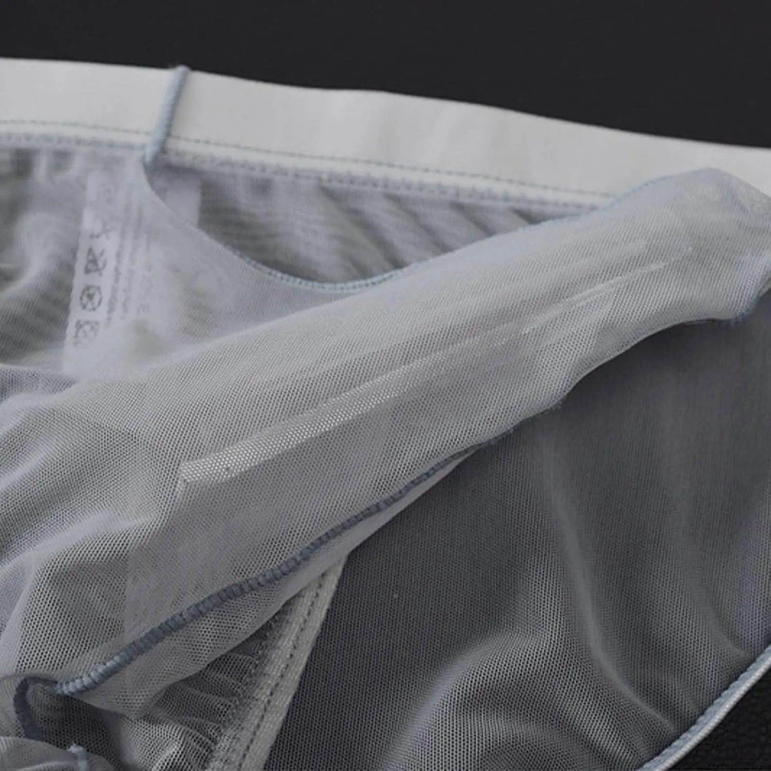 Mens Ransparent Thong Thin Mesh Sexy Underwear Birthday Packages for Men