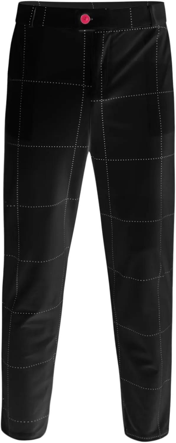 Men's Traditional Plaid Chino Pants Slim Fit Casual Striped Business Style Slim Pants Sweatpants