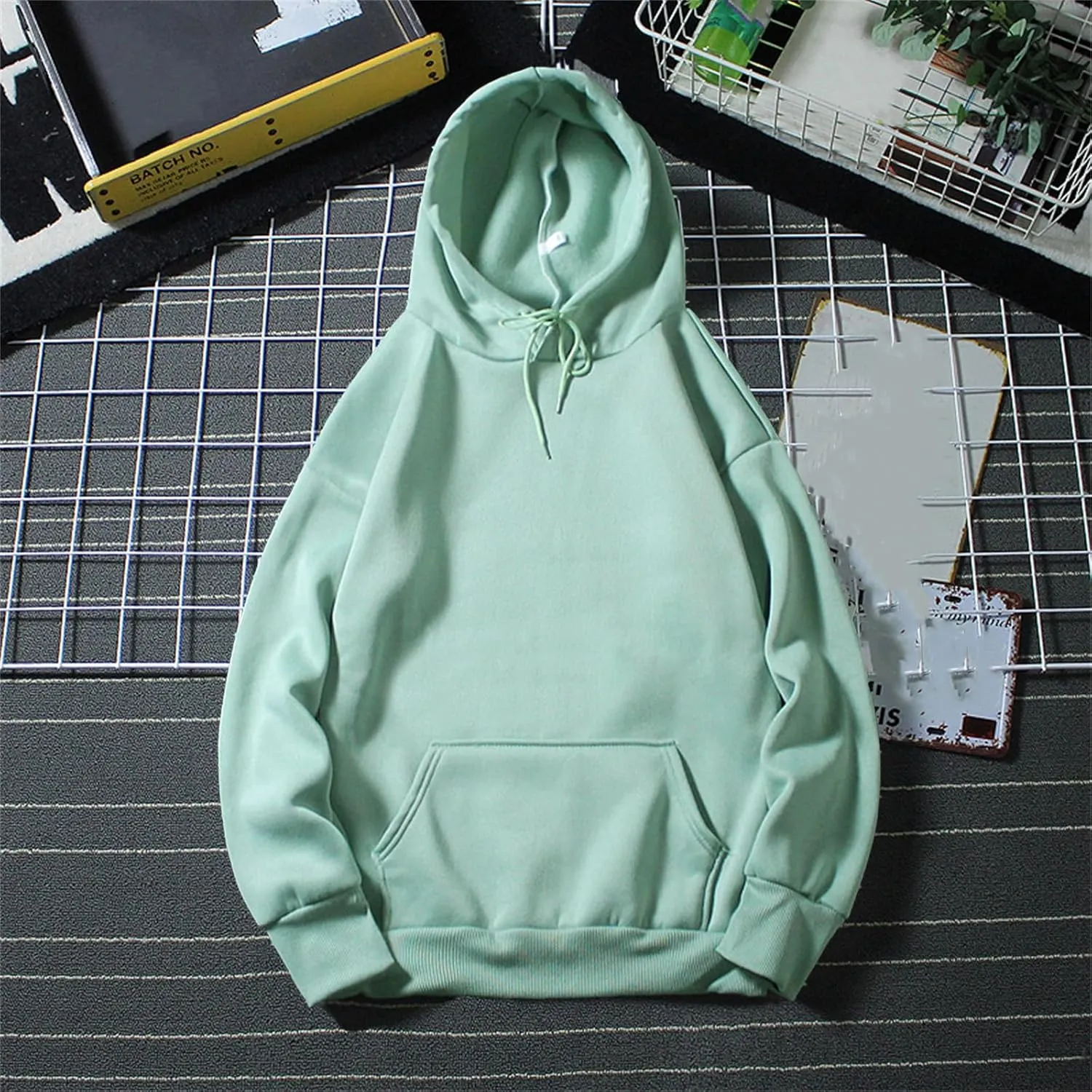 Mmoneyake Women Hoodies Oversized Fleece Long Sleeve Comfy Casual Basic Pullover Sweatshirts Loose Sweatshirt Fall Outfits