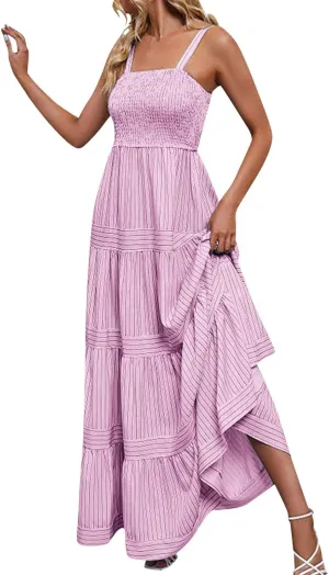 Ollysqiar Dresses Women's 2023 Floral Summer Dress Wrap V Neck Short Sleeve Belted Ruffle Hem A-Line Bohemian Dresses A02 12