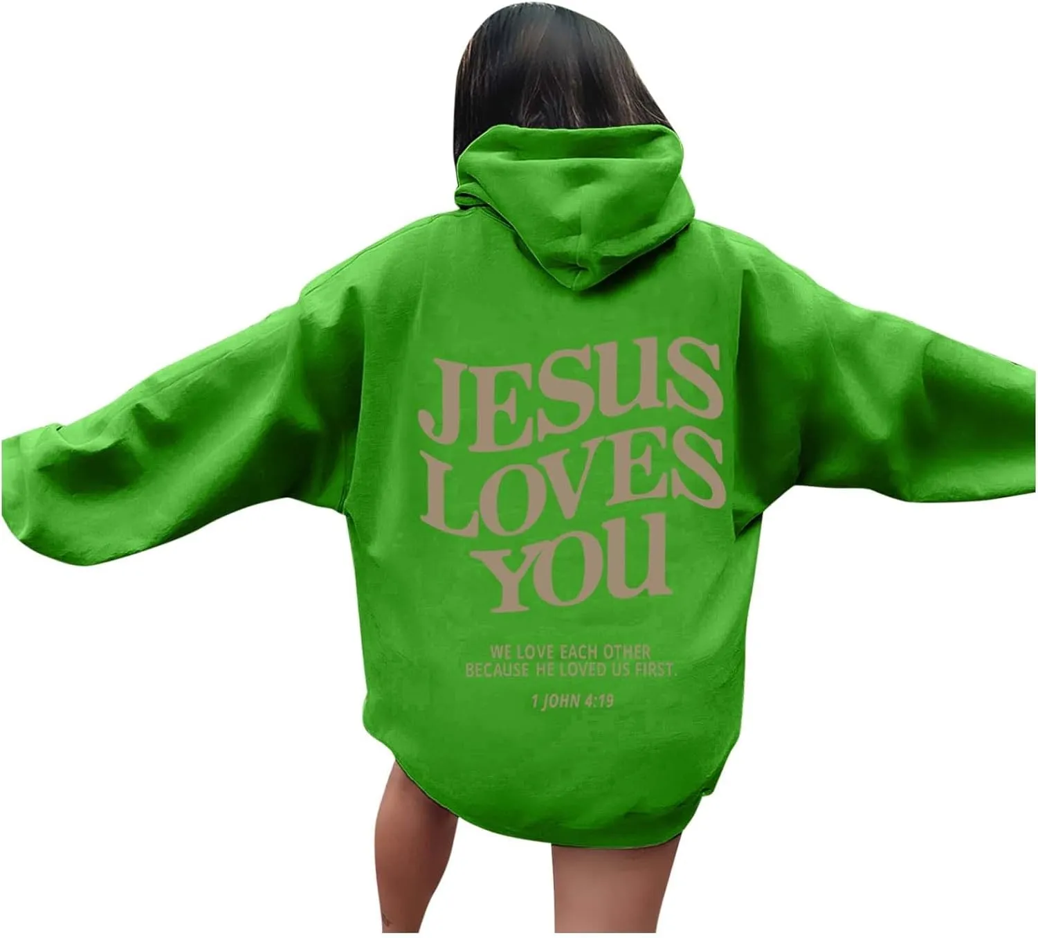 Oversized Graphic Sweatshirts For Teen Girls Cute Letter Printed Long Sleeve Casual Hoodies For Women Y2k Pullover
