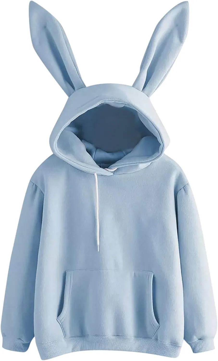 Oversized Hoodies for Teen Girls Cute Bunny Ears Hoodies Kawaii Anime Rabbit Ear Hooded Sweatshirts Teen Girl Clothes Tops