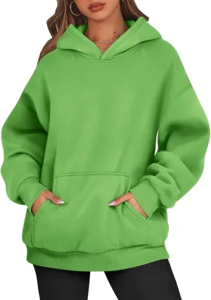 Oversized Hoodies for Women Cute Fleece Hooded Sweatshirt Pullover Long Sleeve Fall Preppy Sweatshirts with Pockets