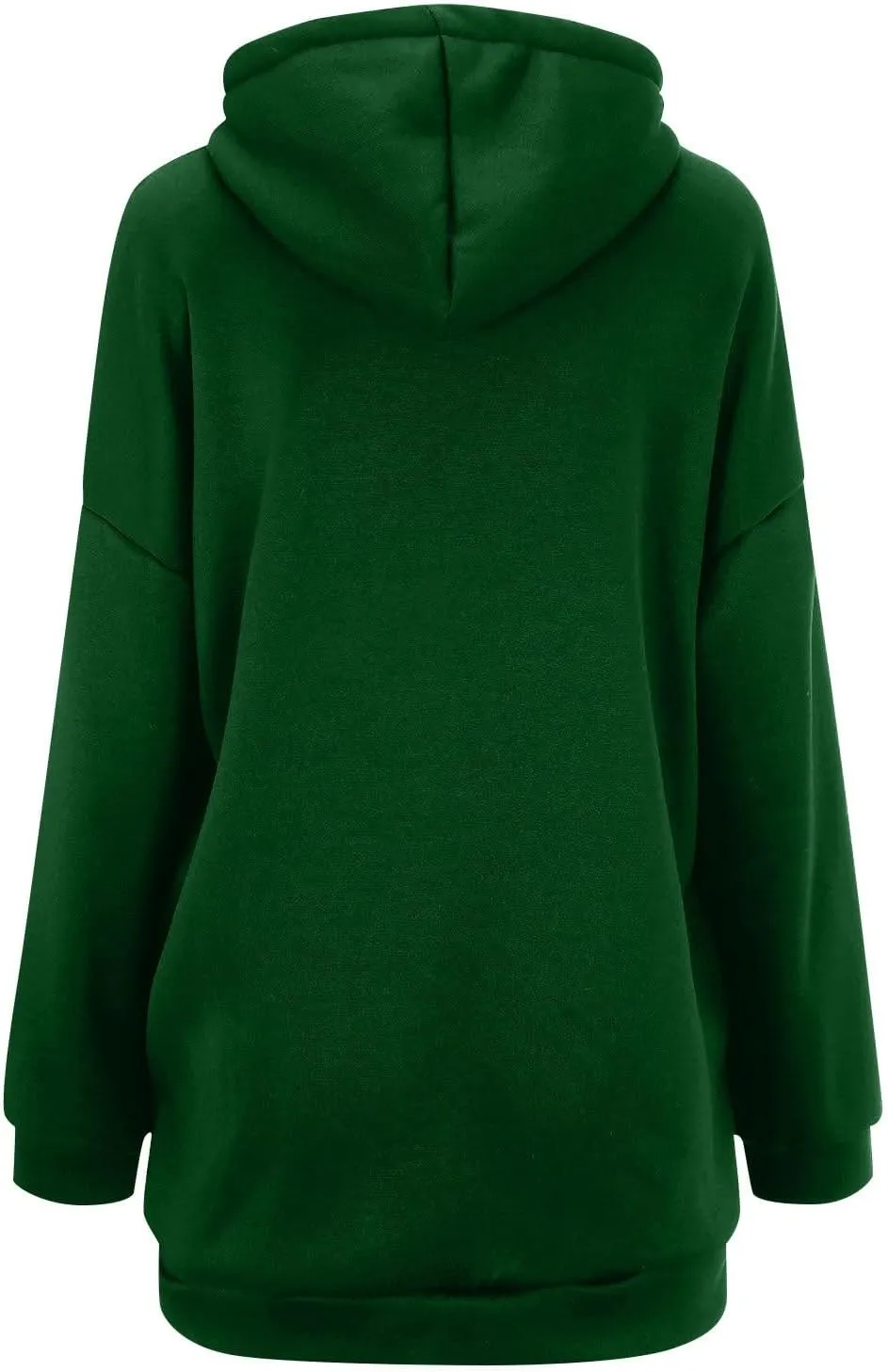 Oversized Zip Up Hoodies for Women Plus Size Long Sleeve Hooded Sweatshirt Casual Fall Long Jacket with Pockets