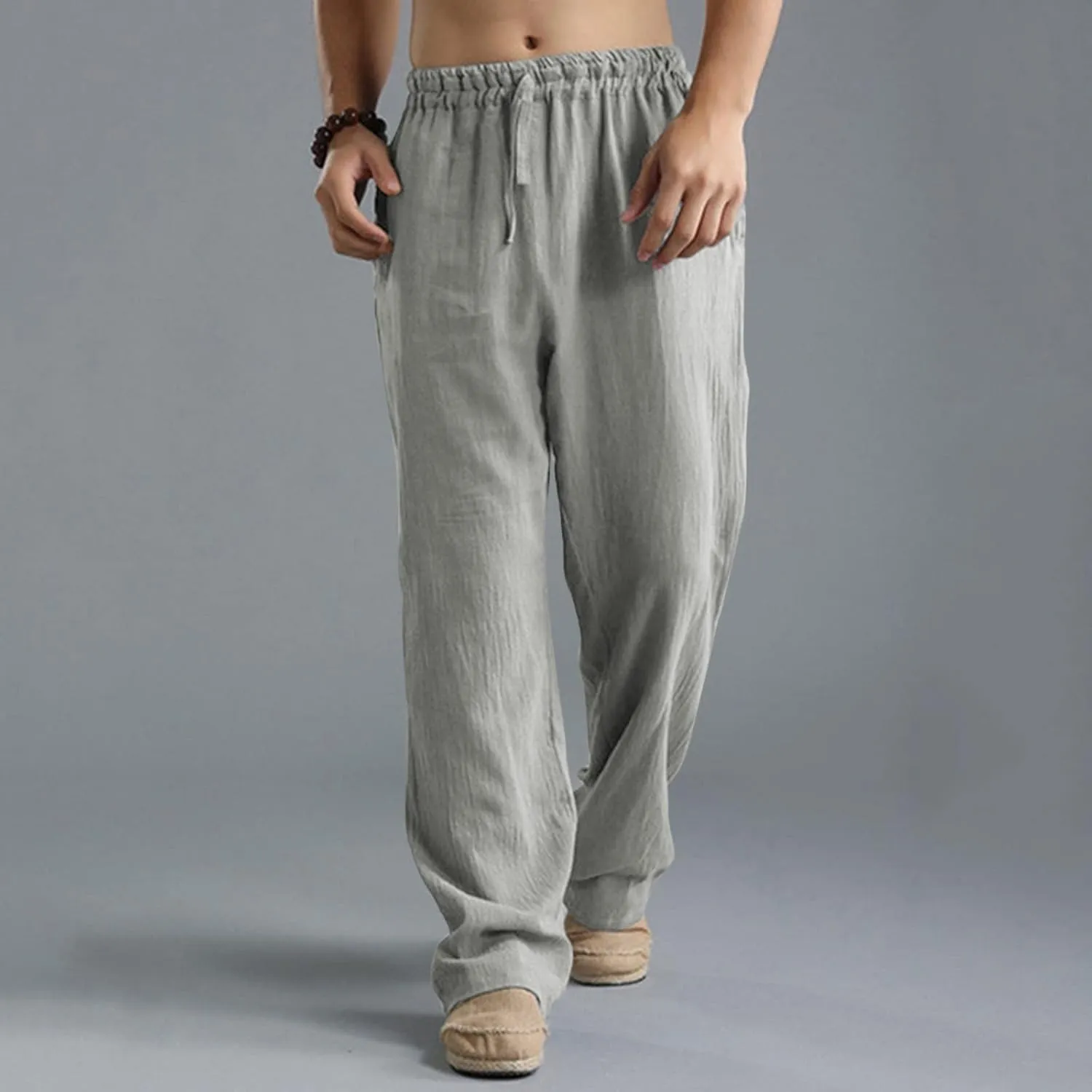 Pant Men Casual Beach Trousers Cotton Trousers Pants Men's Slim-Fit Casual Stretch Chino Pant Mens Fall Casual Pants