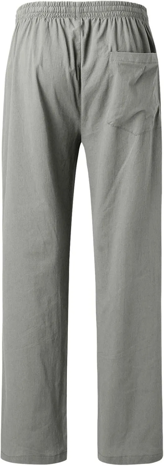 Pant Men Casual Beach Trousers Cotton Trousers Pants Men's Slim-Fit Casual Stretch Chino Pant Mens Fall Casual Pants