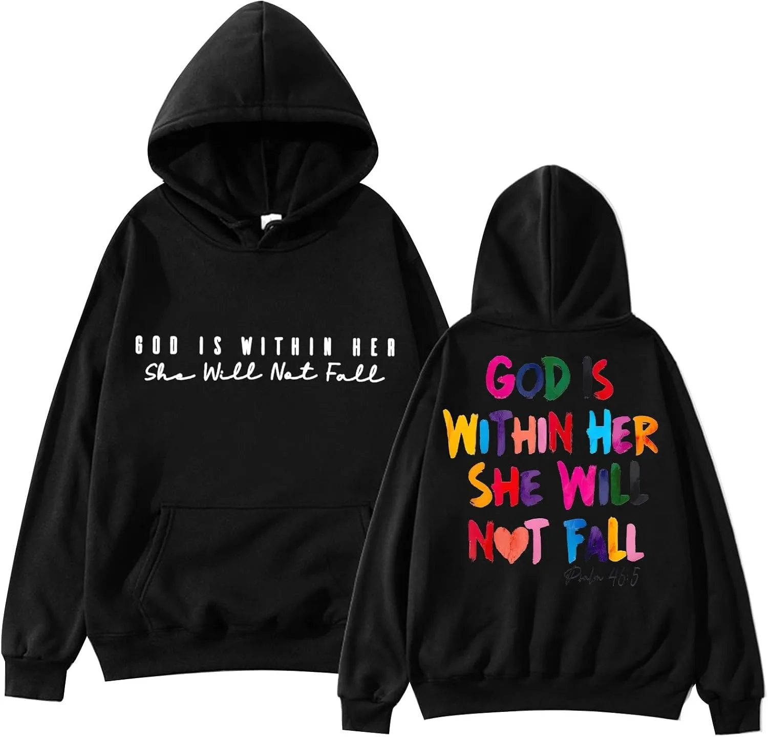 Pink Hoodie Cute Teen Girl Graphic Hoodies Pullover Sweatshirts for Womens Y2K Preppy Oversized Crewneck Sweatshirt