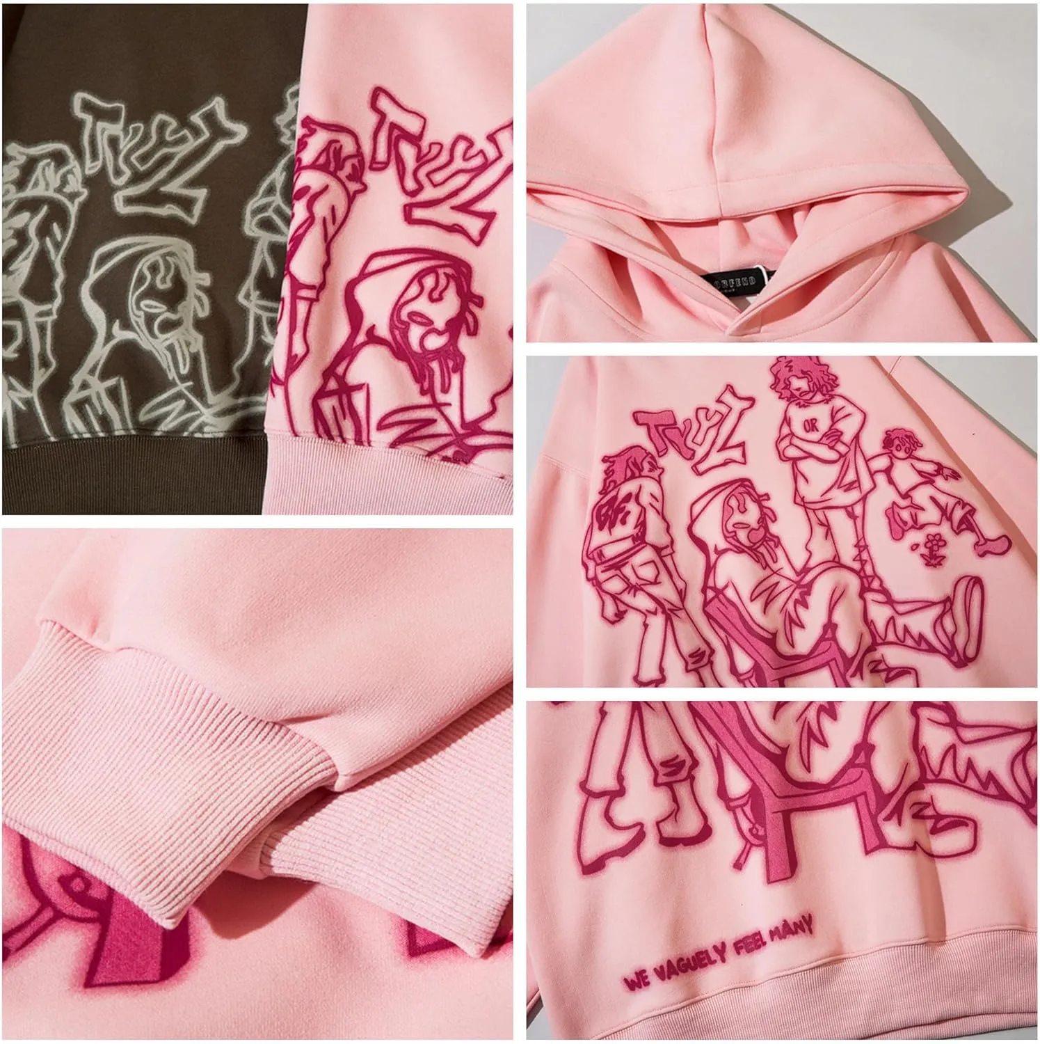 Pink Spider Full Zip Hoodie Y2k Rhinestone Skull Streetwear Skeleton Hoodies Goth Grunge Oversized Jacket