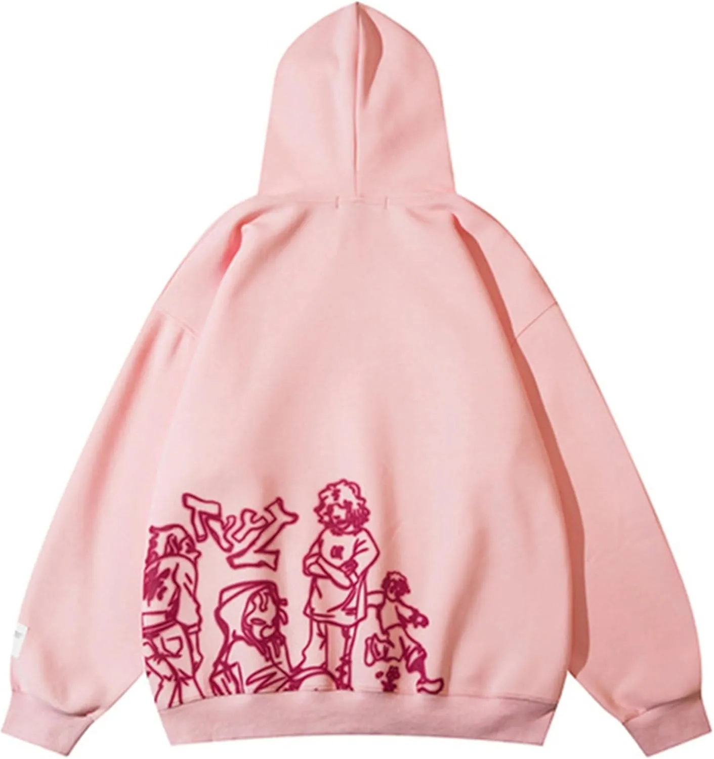Pink Spider Full Zip Hoodie Y2k Rhinestone Skull Streetwear Skeleton Hoodies Goth Grunge Oversized Jacket