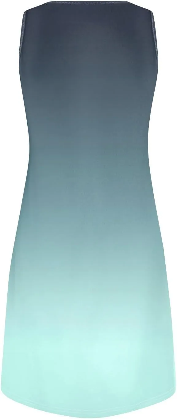 Plus Size Sleeveless Trendy Sundress Ladies Summer Fitness V Neck Comfortable Dresses for Women Loose Fitting
