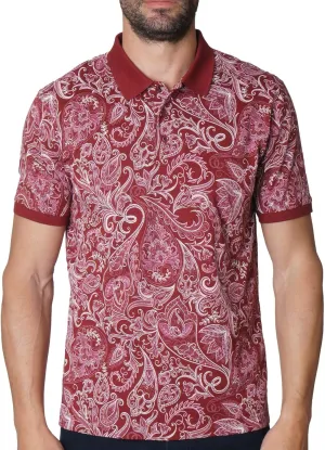 Robert Graham Men's Dozer Short-Sleeve Knit Polo Shirt