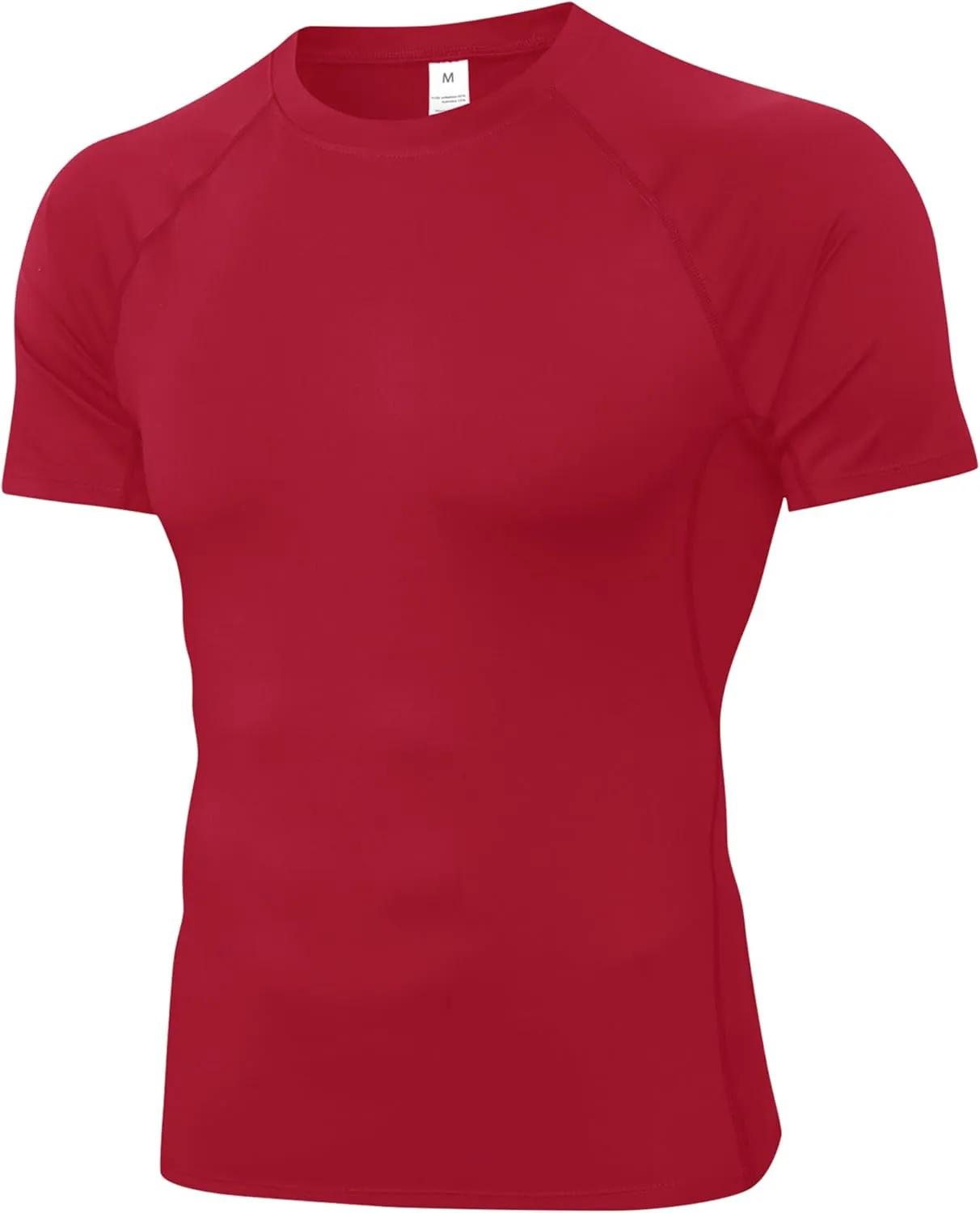 SPVISE Men's Compression Shirt Short Sleeve Workout Gym Top Cool Dry Athletic Base Layer Undershirt T-Shirt for Sport Running