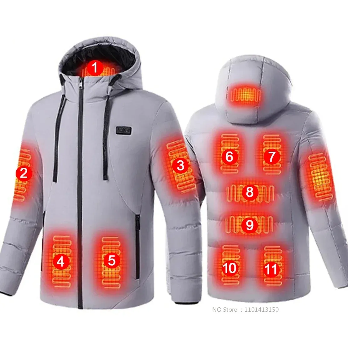 TheWellBeingHeated Jacket Thermal Clothing for Men & Women