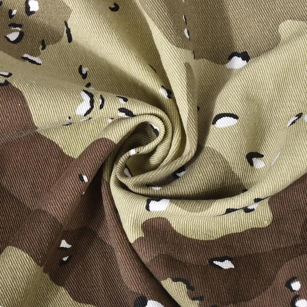 THLAI Women Midi Skirt Camo Cargo Skirt for Women Sexy High Split Skirt Maxi Skirts Novelty Skirts