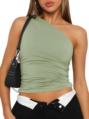 Trendy Queen Womens Going Out Tops Summer Spring Tank Crop Outfit Cute Y2k Shirts Corset Fashion Workout Clothes 2025