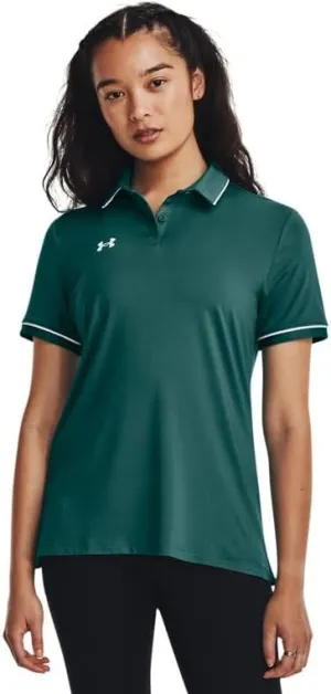Under Armour Team Tipped Womens Short Sleeve Polo Shirt
