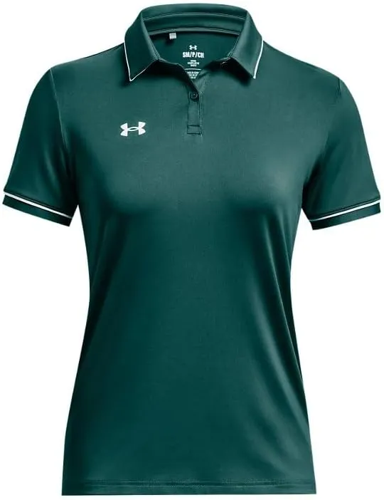 Under Armour Team Tipped Womens Short Sleeve Polo Shirt