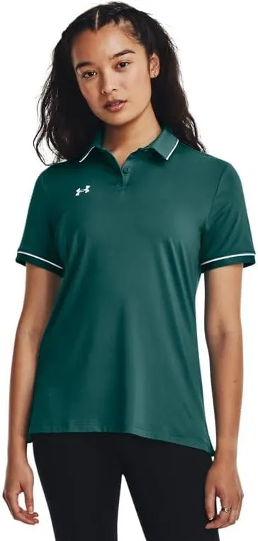 Under Armour Team Tipped Womens Short Sleeve Polo Shirt