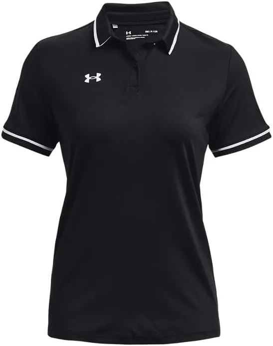 Under Armour Team Tipped Womens Short Sleeve Polo Shirt