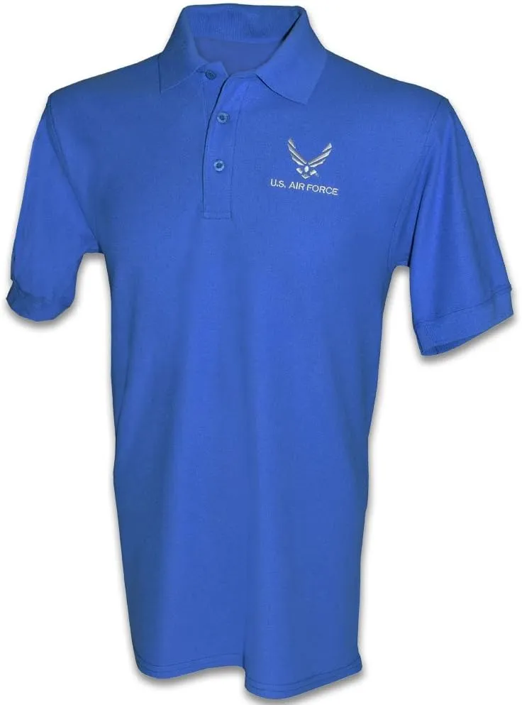 US Air Force USAF Polo Golf Shirt
