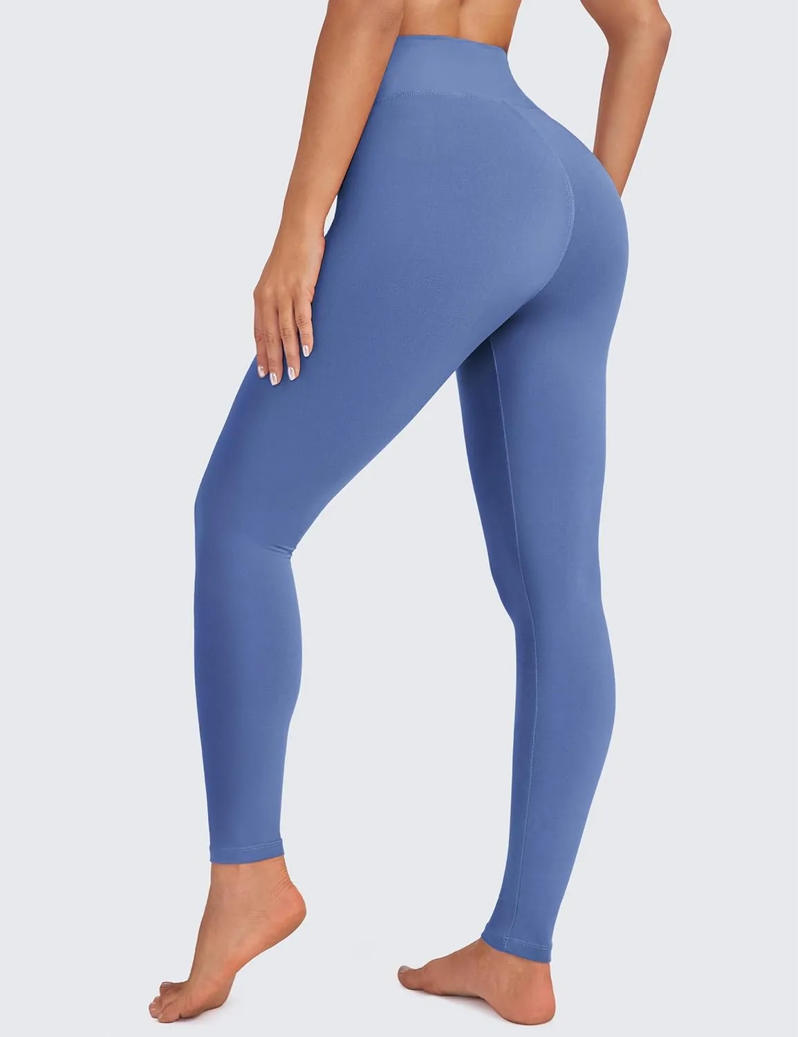 VALANDY Creamlush High Waisted Leggings for Women-Buttery Soft Solid Elastic Lounge Yoga Pants