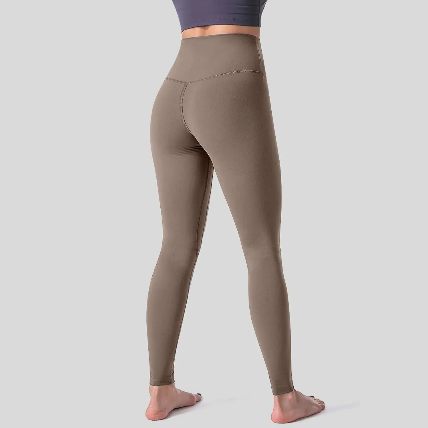 Women High Waisted Leggings Stretch Slim Butt Lifting Yoga Pant Through Tummy Control Sport Gym Lounge Tights Trouser