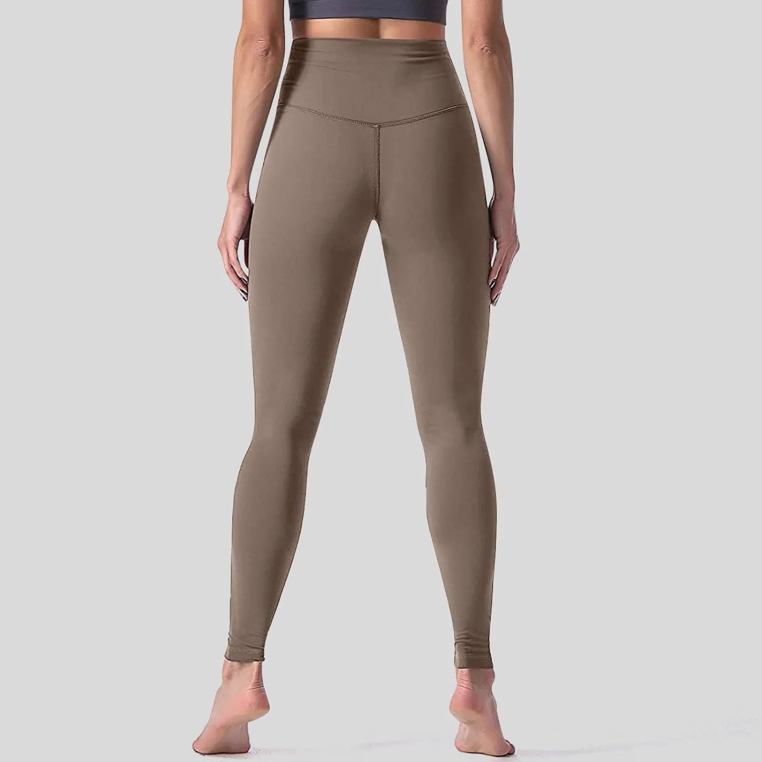 Women High Waisted Leggings Stretch Slim Butt Lifting Yoga Pant Through Tummy Control Sport Gym Lounge Tights Trouser