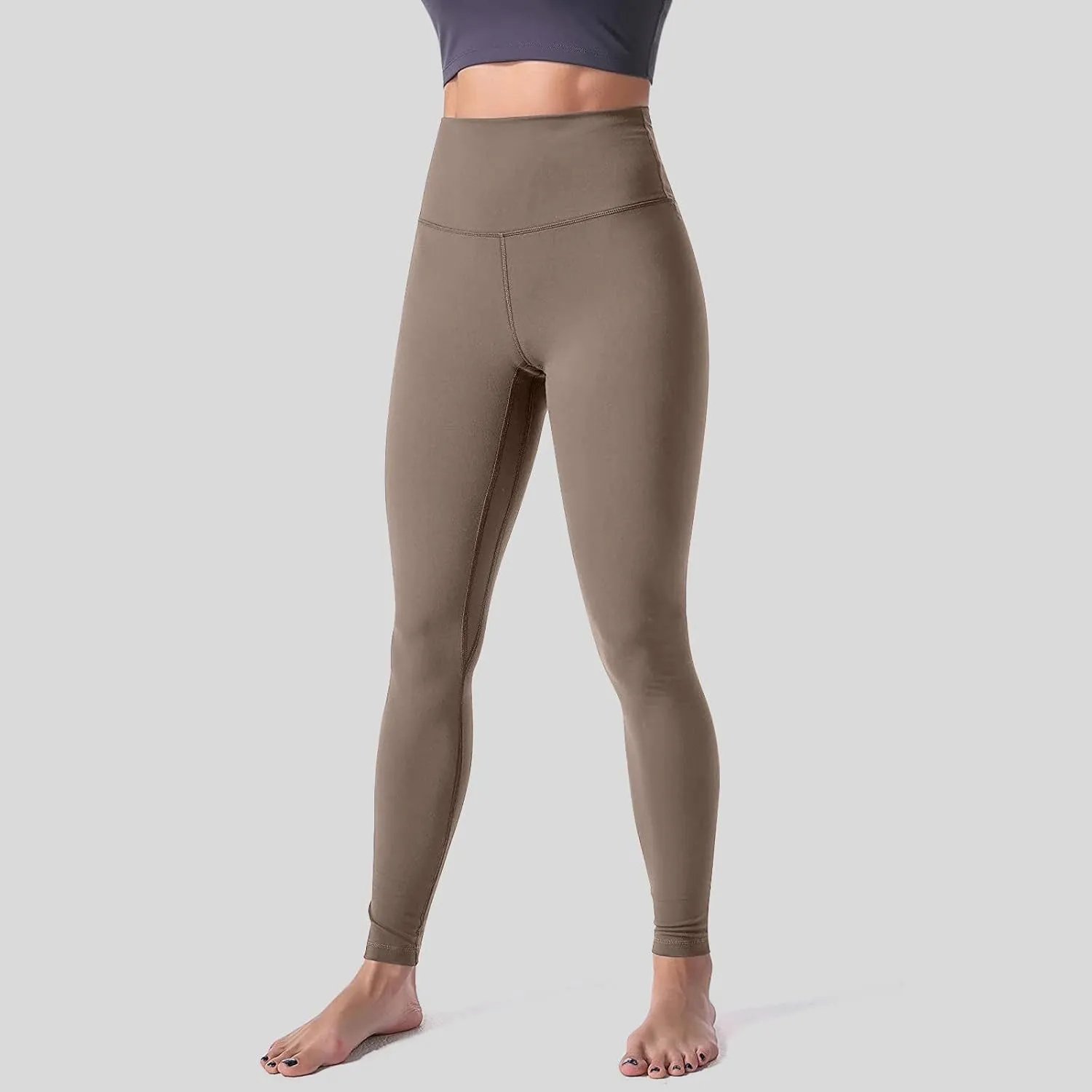 Women High Waisted Leggings Stretch Slim Butt Lifting Yoga Pant Through Tummy Control Sport Gym Lounge Tights Trouser