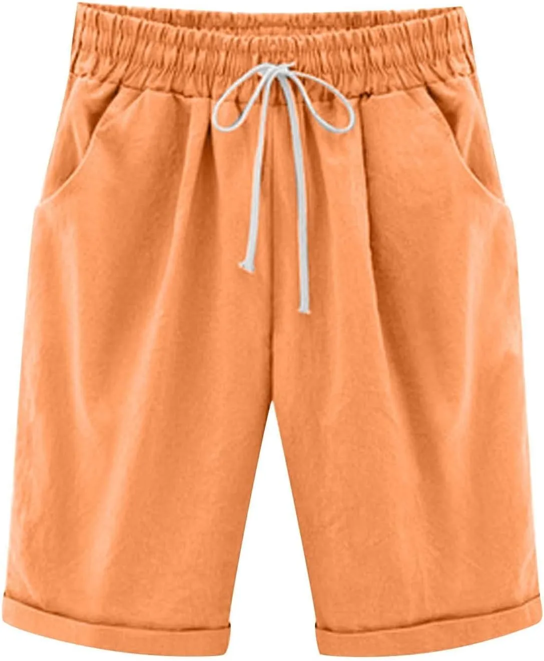 Women Wide Leg Linen Pants Summer Dressy High Waist Palazzo Pant Soft Pleated Front Trousers with Pocket