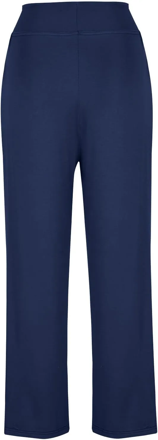 Women's Baggy Flared Pants Loose High Waist Wide Leg Pants Workout Out Leggings Casual Trousers Yoga Gym Pants