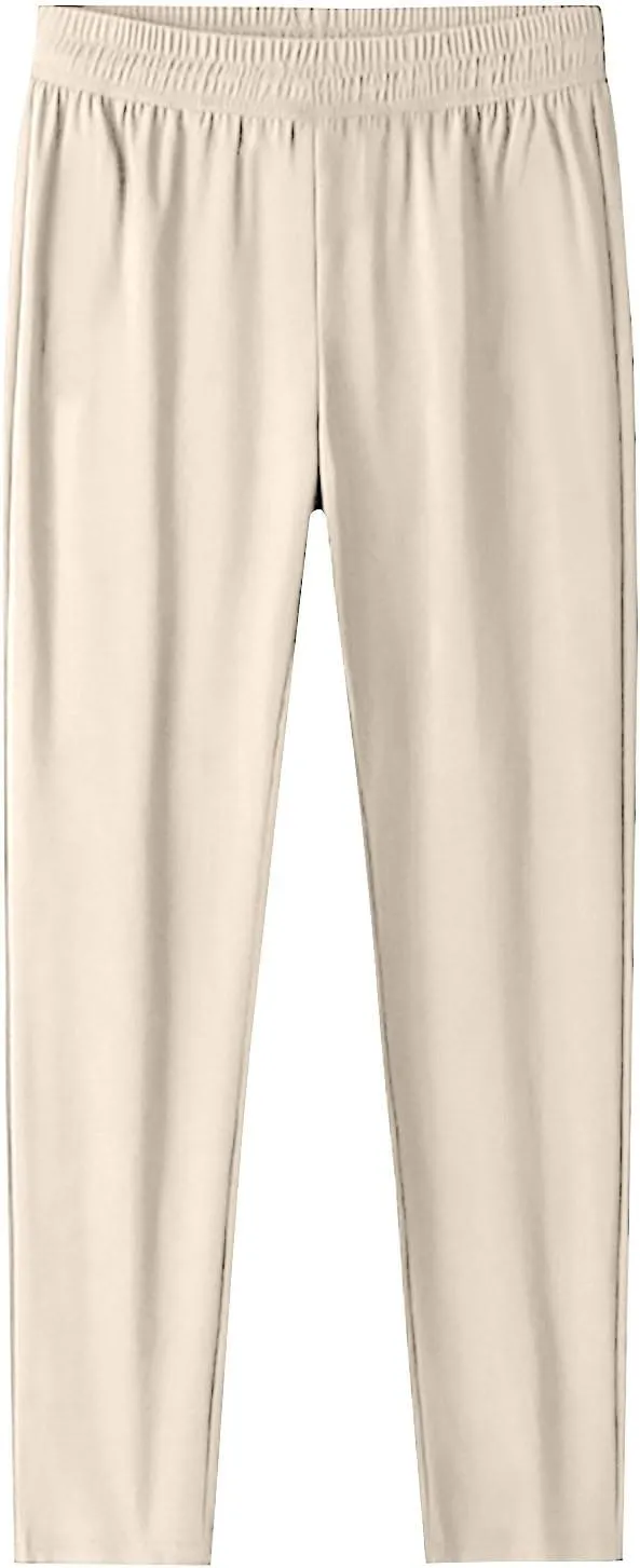 Women's Fashion Athletic Exercise Pants Active Breathable Trousers Cute Elastic Solid Color Outfits