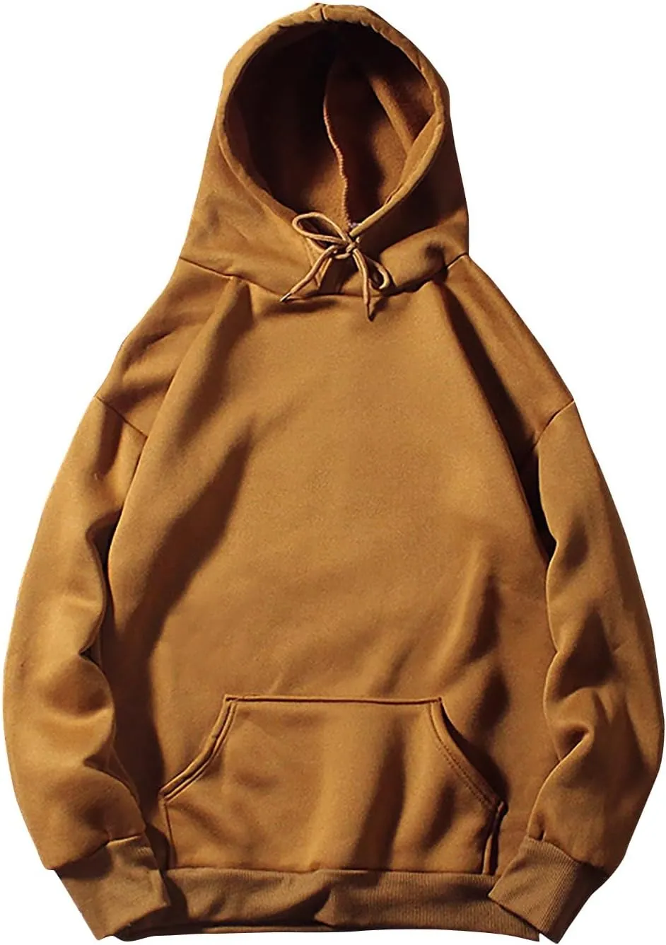 Womens Fashion Solid Color Long Sleeve Baggy Cute Oversized Hoodies 2024 Casual Y2K Pullover Sweatshirts Fall Oufits