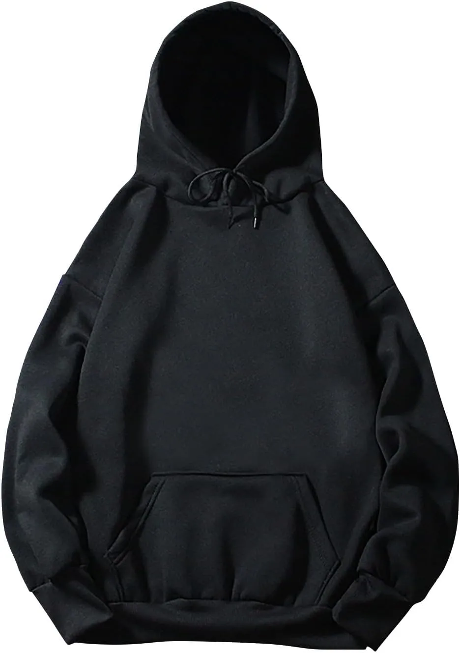 Womens Fashion Solid Color Long Sleeve Baggy Cute Oversized Hoodies 2024 Casual Y2K Pullover Sweatshirts Fall Oufits