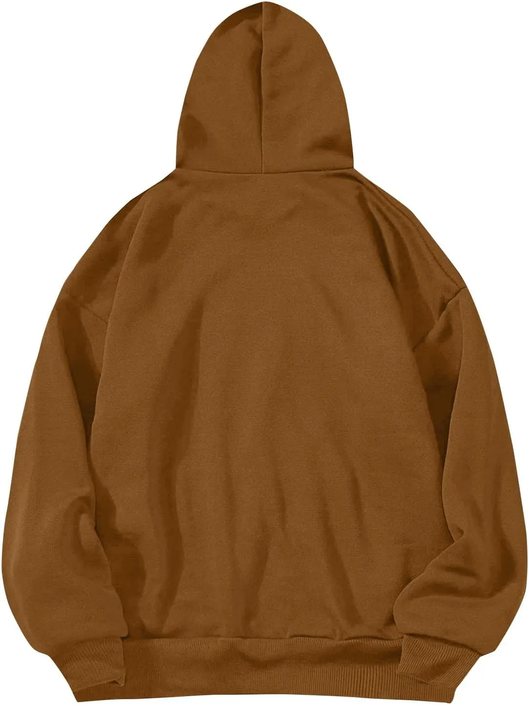 Womens Fashion Solid Color Long Sleeve Baggy Cute Oversized Hoodies 2024 Casual Y2K Pullover Sweatshirts Fall Oufits