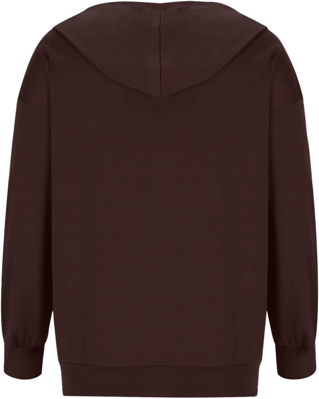 Womens Full Zip Up Hoodies Trendy 2023 Lightweight Fall Jackets Long Sleeve Solid Tunic Tops Hooded Zipper Sweatshirts