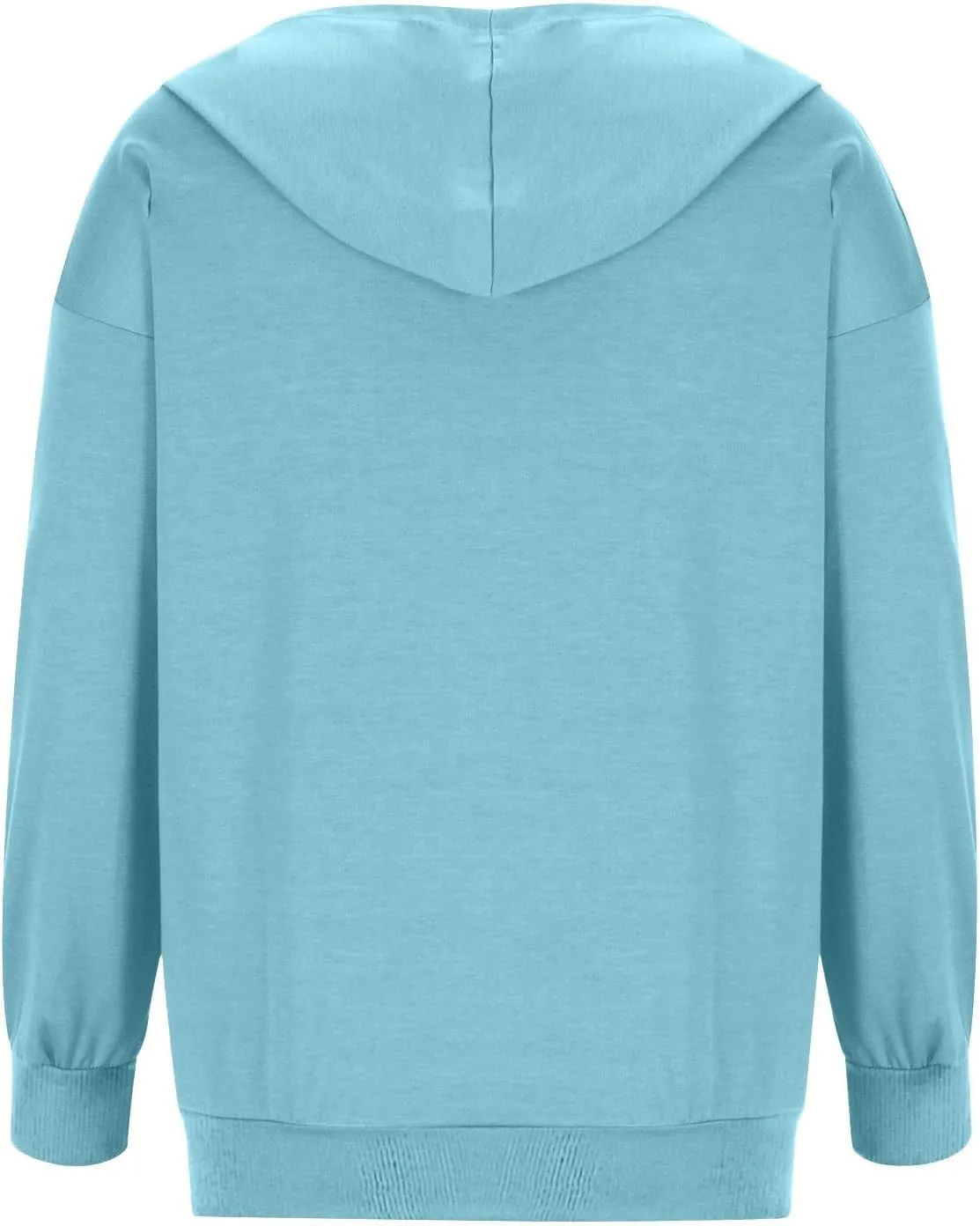 Womens Full Zip Up Hoodies Trendy 2023 Lightweight Fall Jackets Long Sleeve Solid Tunic Tops Hooded Zipper Sweatshirts