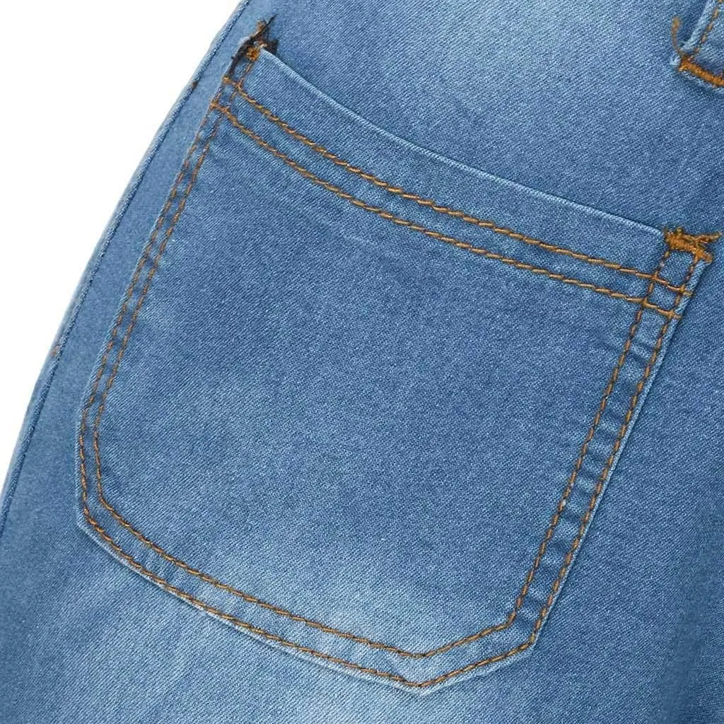 Womens Jeans Up Pants Jeans Mid Womens Poket Lace Denim Casual Women's Jeans Plus Size Skinny Jeans for Women Jeans