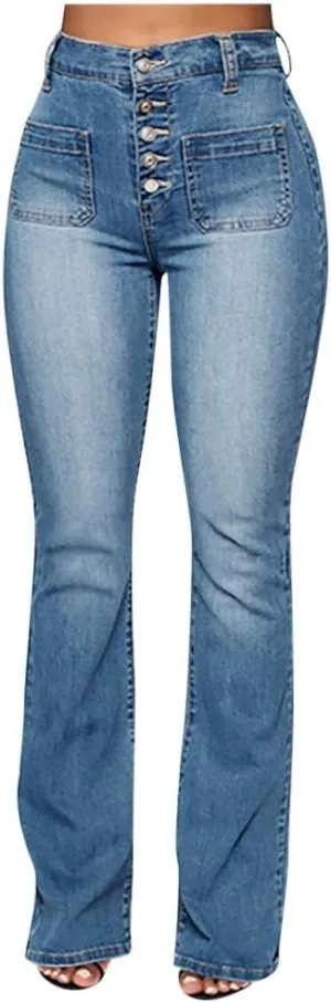 Womens Jeans Up Pants Jeans Mid Womens Poket Lace Denim Casual Women's Jeans Plus Size Skinny Jeans for Women Jeans