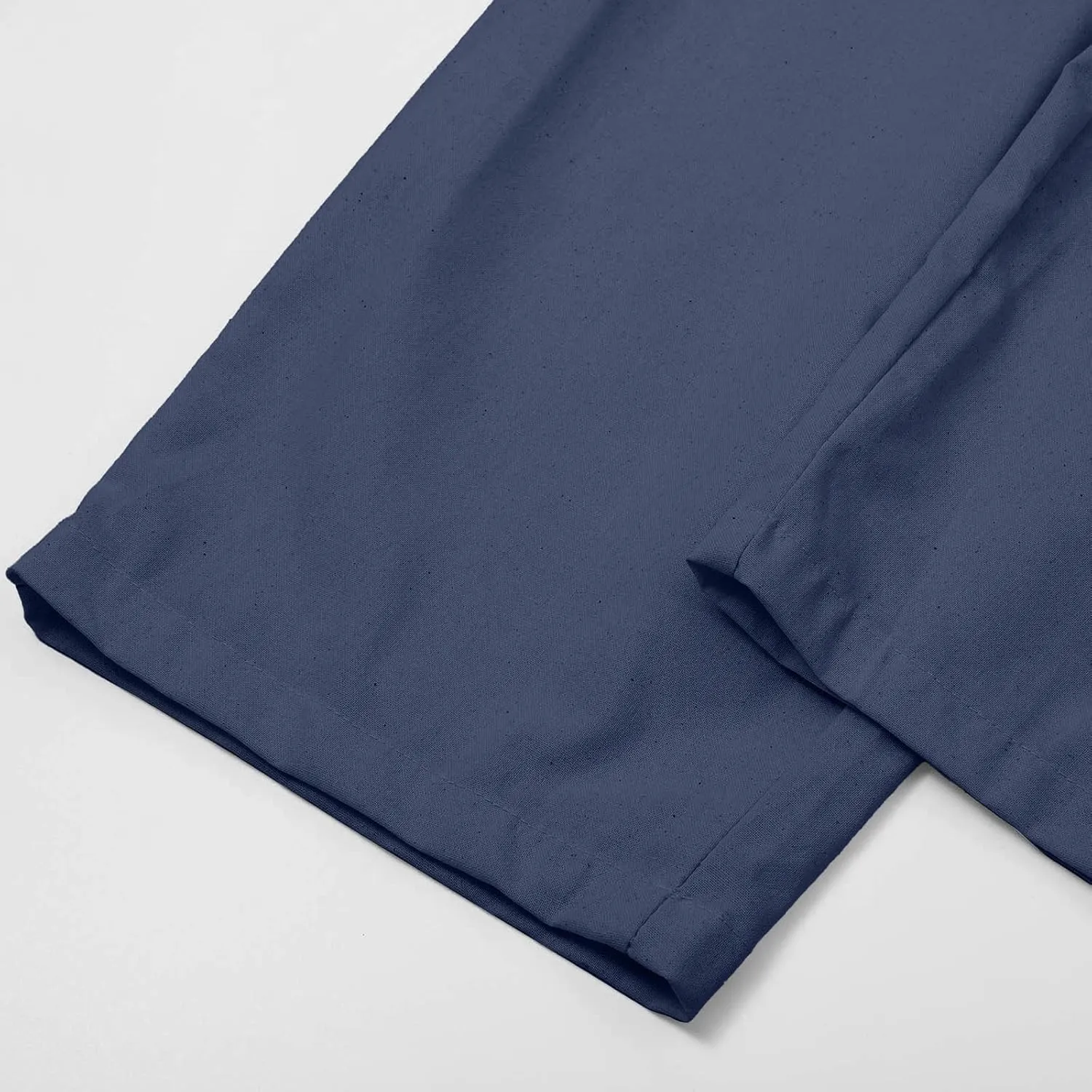 Womens Roll Up Straight Leg Linen Pants Casual Drawstring Elastic Waist Loose Slacks Lounge Petite Pants with Pockets