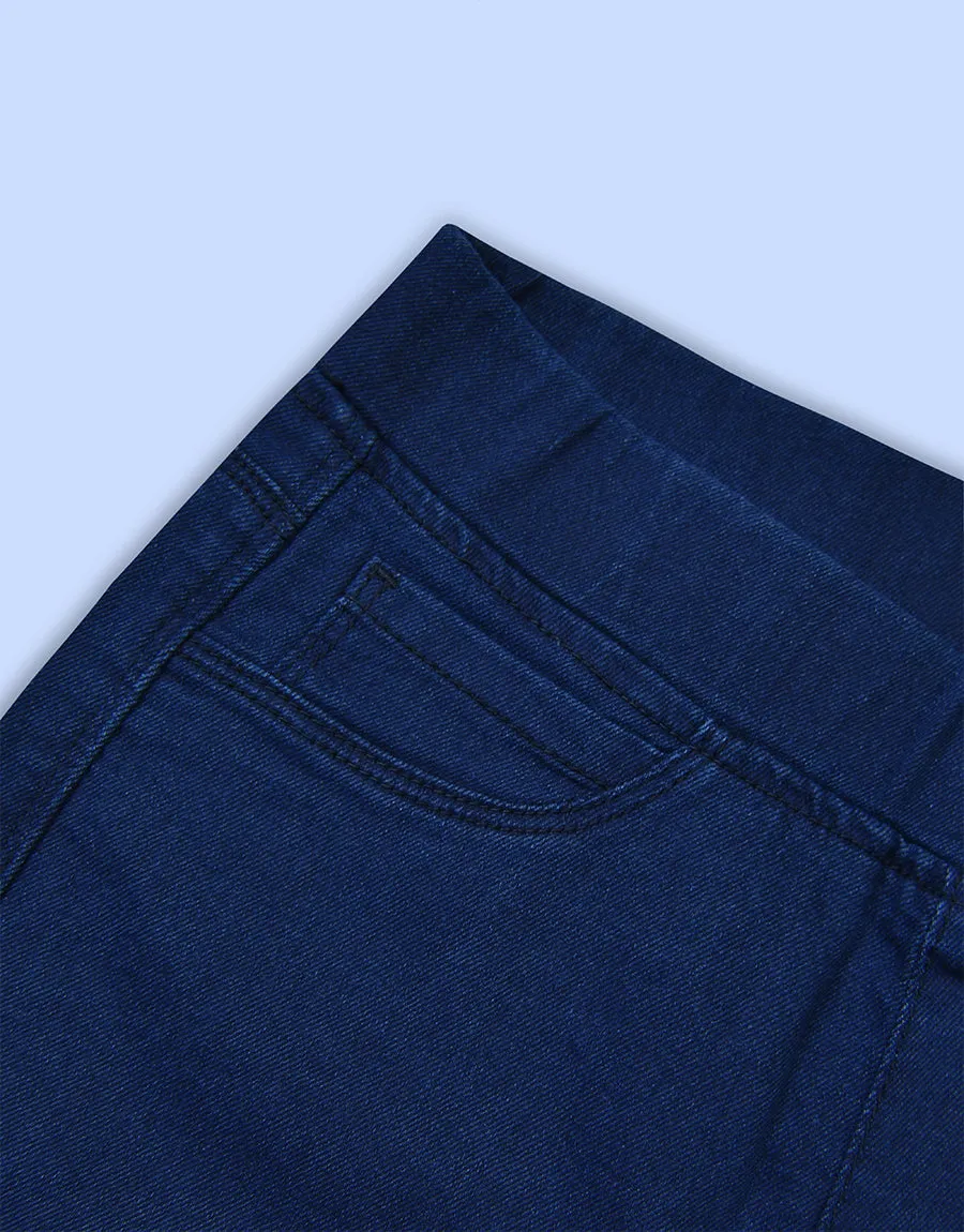 Women's Stretch Fit Ultra Soft Jeggings - Navy